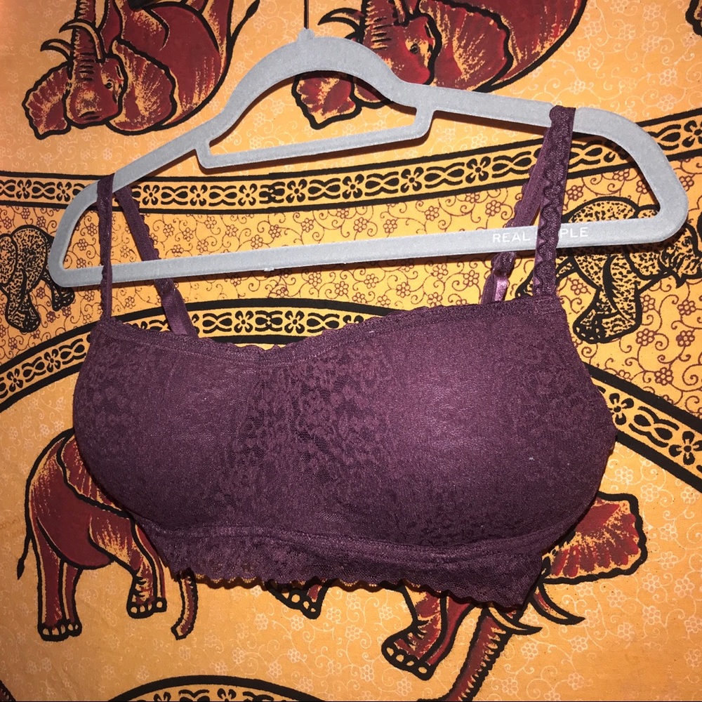 BURGUNDY AERIE BRALETTE